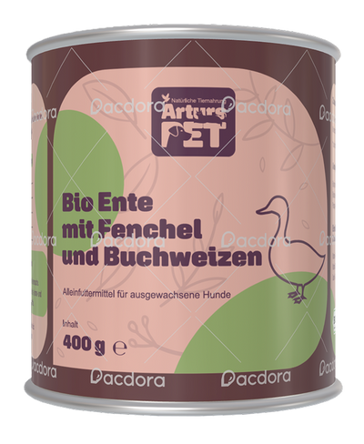 Bio Ente mit Fenchel und Buchweizen