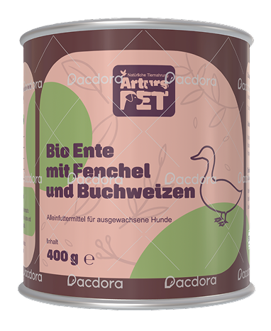Bio Ente mit Fenchel und Buchweizen