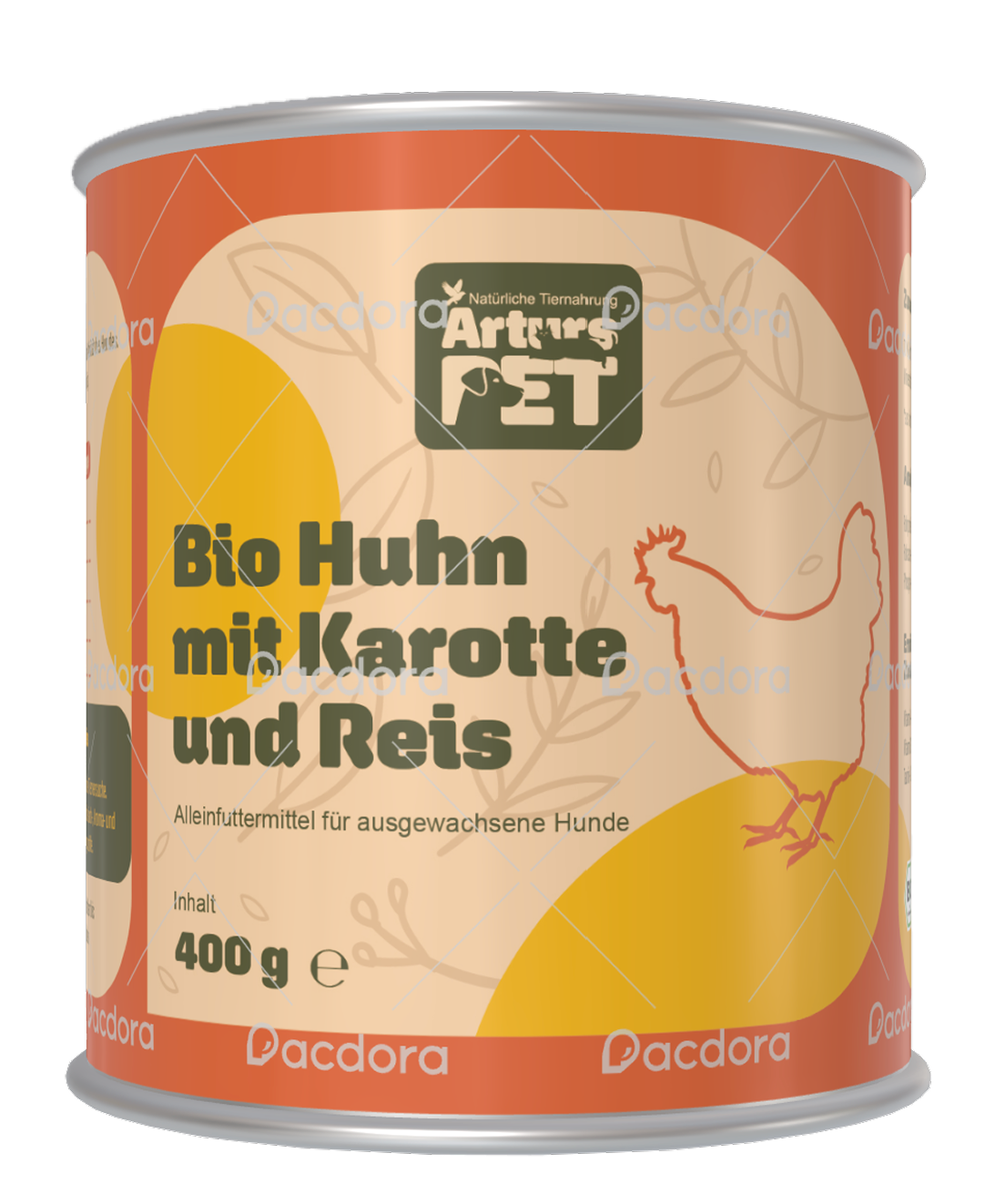 Bio Huhn mit Karotte und Reis